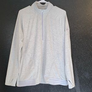 Grey Adidas Detroit Pistons Pullover